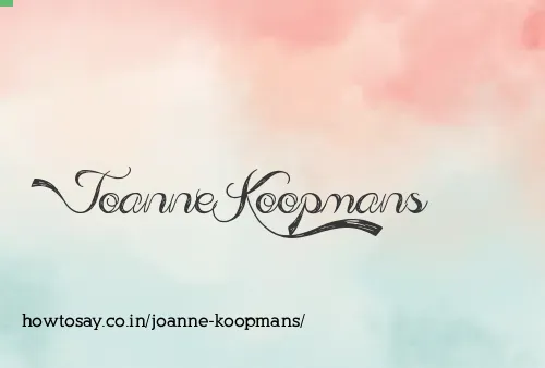 Joanne Koopmans