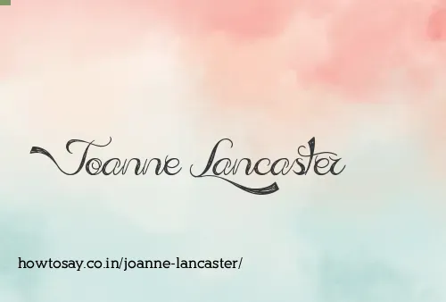 Joanne Lancaster