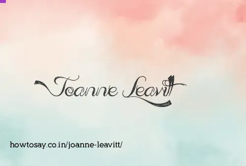 Joanne Leavitt