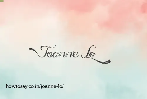 Joanne Lo