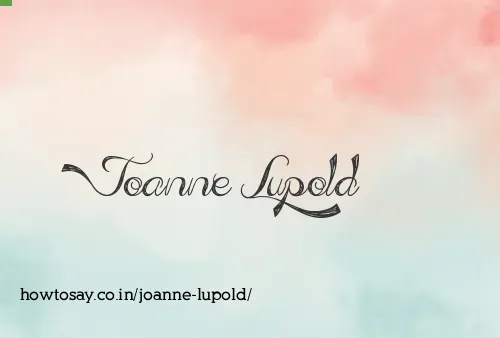Joanne Lupold
