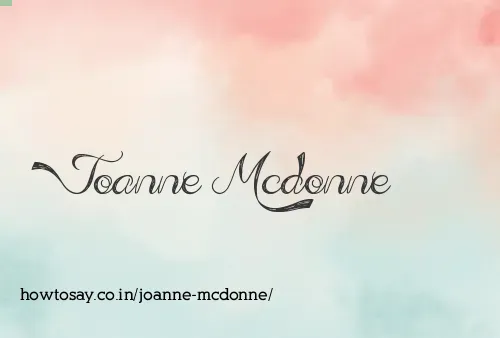 Joanne Mcdonne