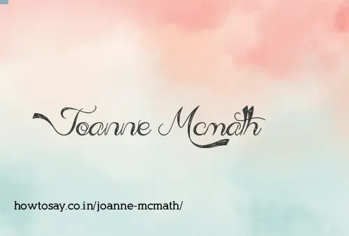 Joanne Mcmath