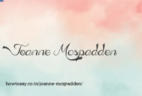 Joanne Mcspadden