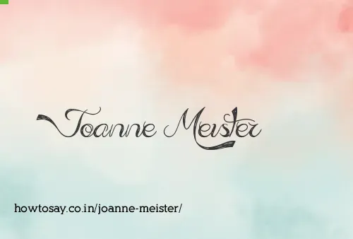 Joanne Meister