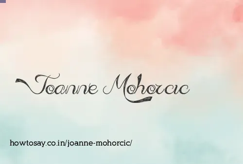 Joanne Mohorcic