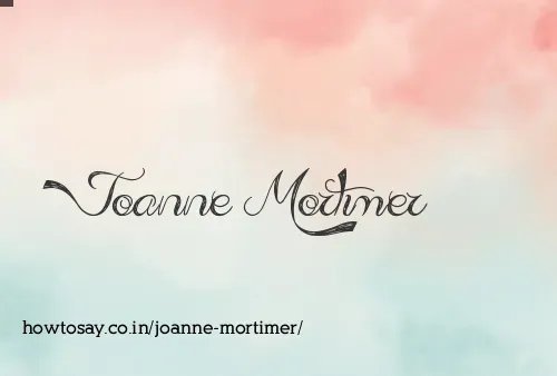 Joanne Mortimer