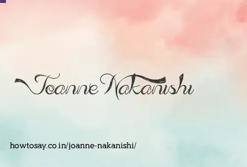Joanne Nakanishi
