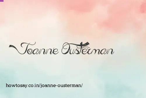 Joanne Ousterman
