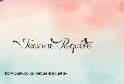 Joanne Paquette