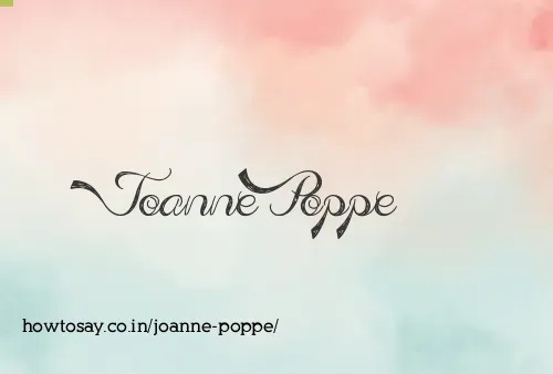 Joanne Poppe