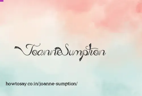 Joanne Sumption