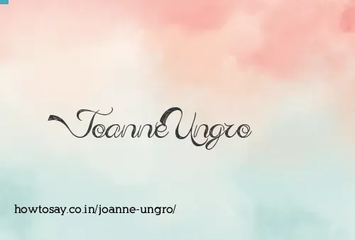 Joanne Ungro