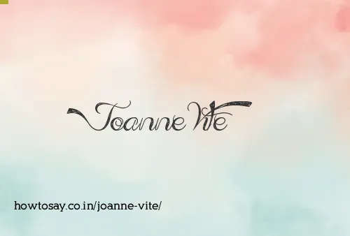 Joanne Vite