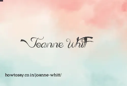 Joanne Whitt
