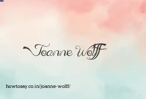 Joanne Wolff