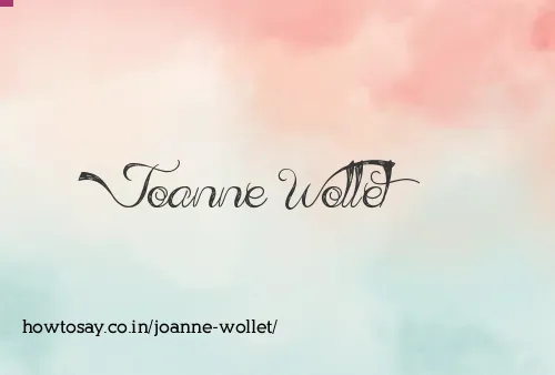 Joanne Wollet
