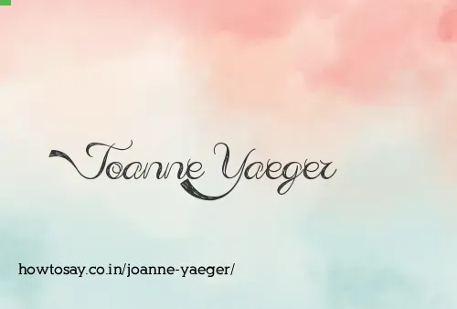 Joanne Yaeger