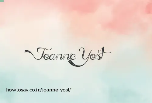 Joanne Yost