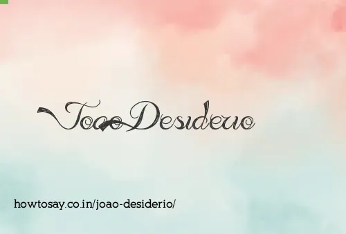 Joao Desiderio