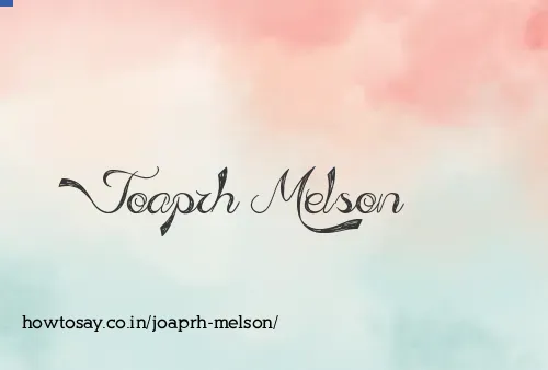 Joaprh Melson