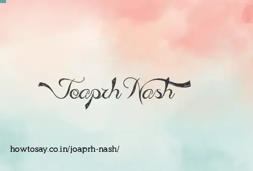 Joaprh Nash