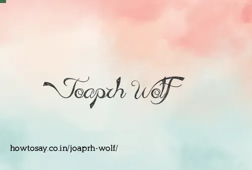 Joaprh Wolf