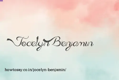 Jocelyn Benjamin