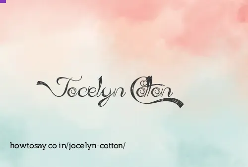 Jocelyn Cotton