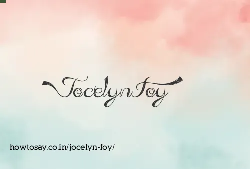 Jocelyn Foy