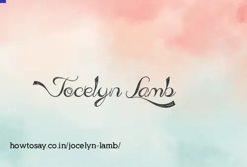 Jocelyn Lamb