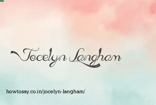 Jocelyn Langham
