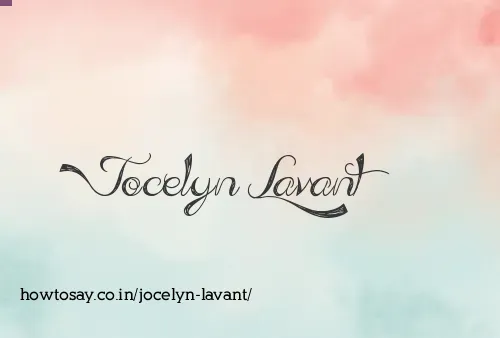 Jocelyn Lavant