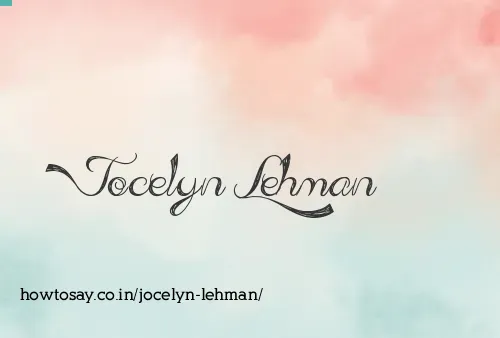 Jocelyn Lehman