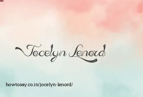 Jocelyn Lenord