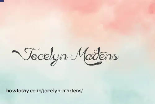 Jocelyn Martens