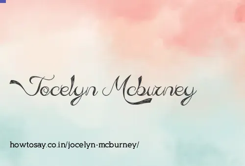 Jocelyn Mcburney