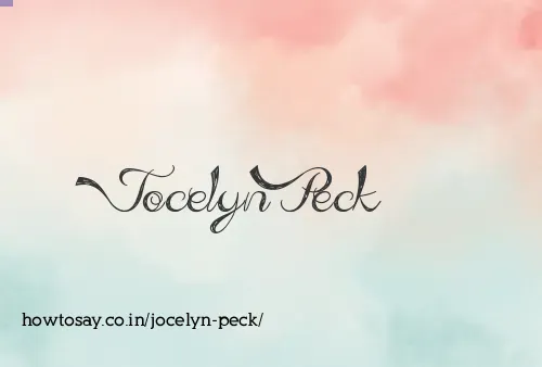 Jocelyn Peck