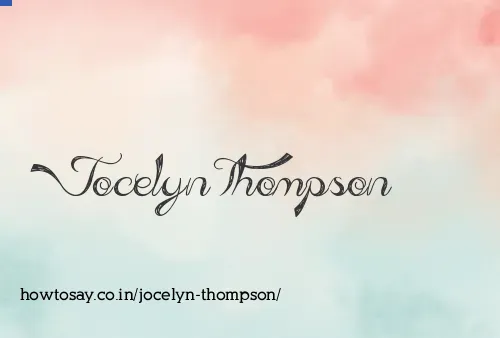 Jocelyn Thompson