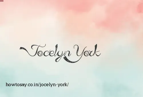 Jocelyn York