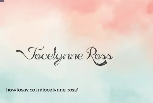 Jocelynne Ross