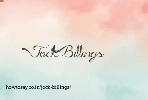 Jock Billings