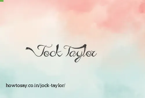 Jock Taylor