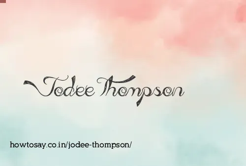 Jodee Thompson