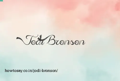Jodi Bronson