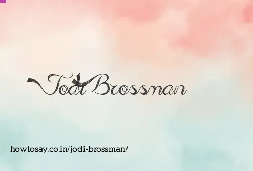 Jodi Brossman
