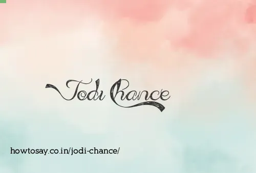 Jodi Chance