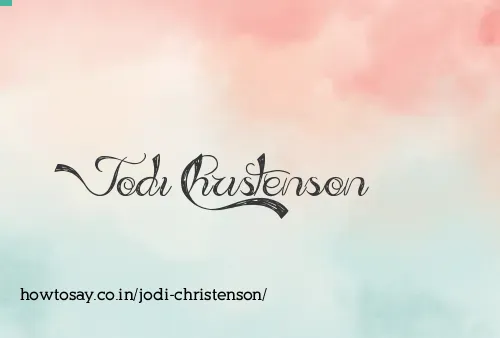 Jodi Christenson