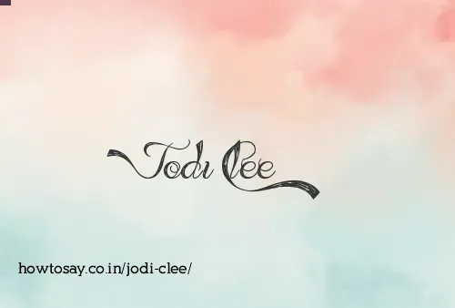 Jodi Clee