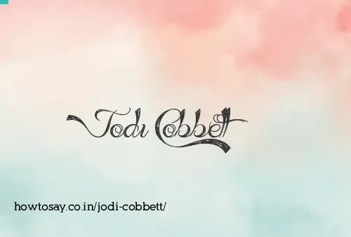 Jodi Cobbett